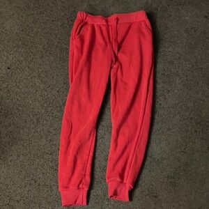 Kids Red Jogger Pants